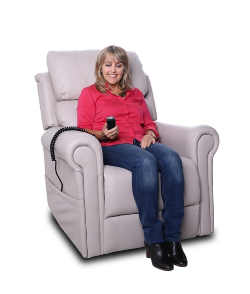 Royale Chadwick Oxford Plush Leather Lift Chair Quad Motor (2 Colour Options)