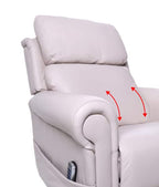 Royale Chadwick Oxford Plush Leather Lift Chair Quad Motor (2 Colour Options)