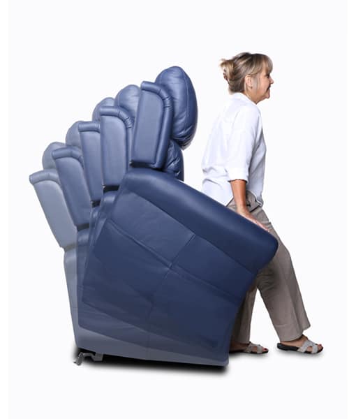 Royale Chadwick Oxford Plush Leather Lift Chair Quad Motor (2 Colour Options)