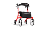 Hero Medical Outdoor Lite Seat Walker (Aluminium) - Medium Size Red
