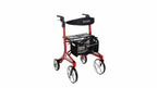Hero Medical Outdoor Lite Seat Walker (Aluminium) - Tall Size Red