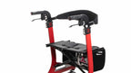 Hero Medical Outdoor Lite Seat Walker (Aluminium) - Tall Size Red
