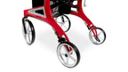 Hero Medical Outdoor Lite Seat Walker (Aluminium) - Low Size Red