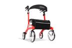 Hero Medical Outdoor Lite Seat Walker (Aluminium) - Low Size Red