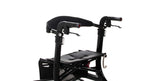 Hero Medical Outdoor Lite Seat Walker (Aluminium) - Medium Size Black