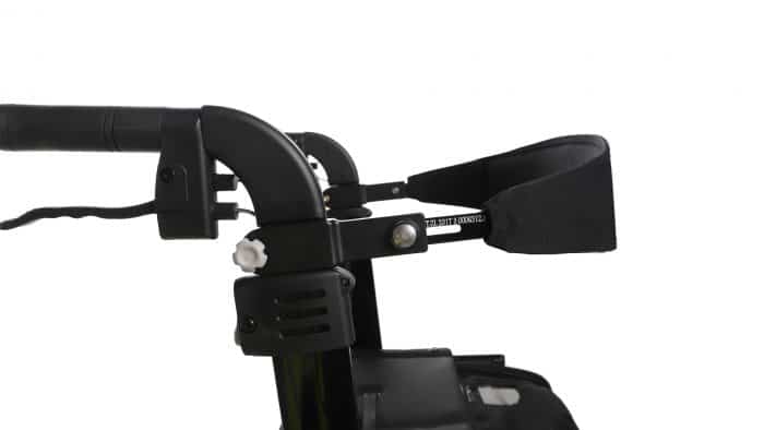 Hero Medical Outdoor Lite Seat Walker (Aluminium) - Medium Size Black