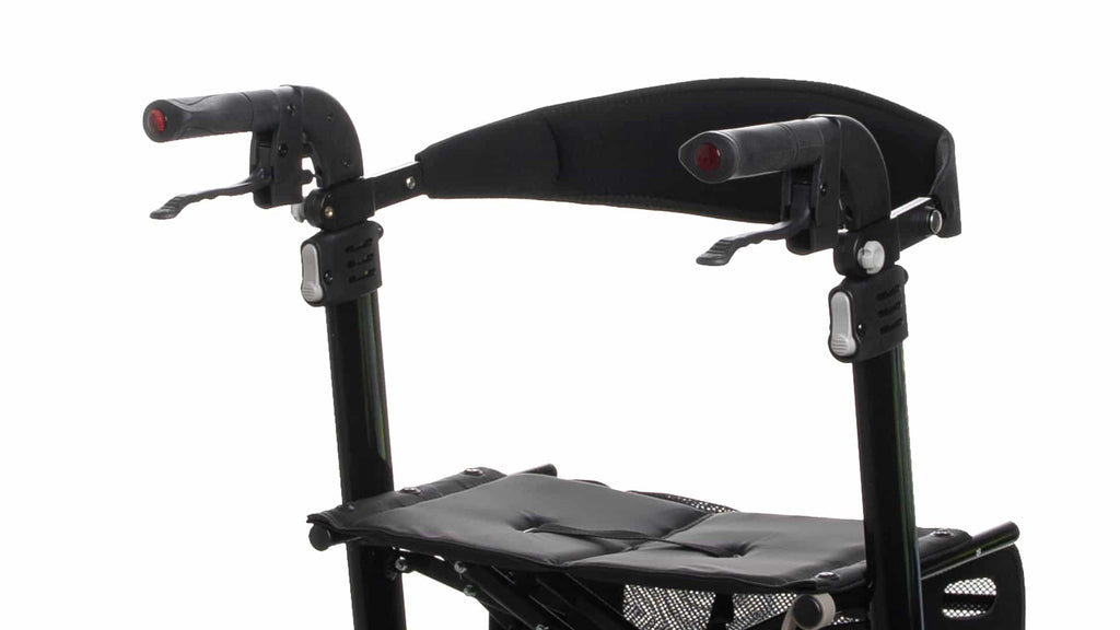 Hero Medical Outdoor Lite Seat Walker (Aluminium) - Tall Size Black