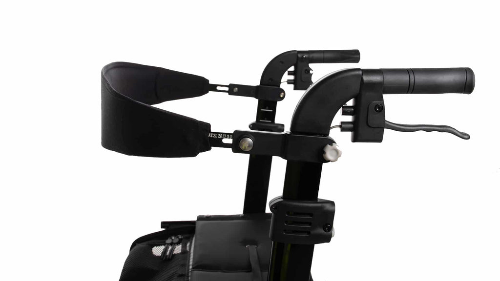 Hero Medical Outdoor Lite Seat Walker (Aluminium) - Tall Size Black