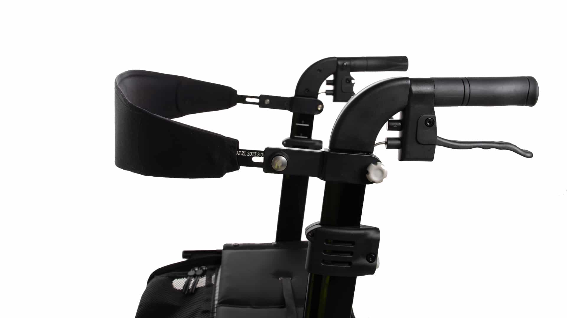 Hero Medical Outdoor Lite Seat Walker (Aluminium) - Tall Size Black