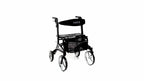 Hero Medical Outdoor Lite Seat Walker (Aluminium) - Low Size Black
