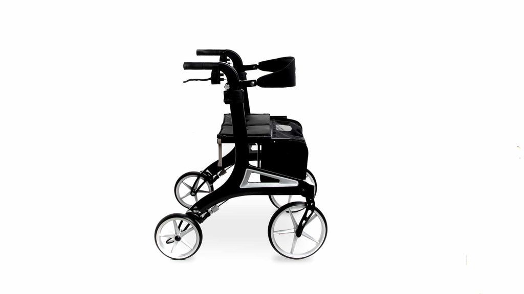 Hero Medical Outdoor Lite Seat Walker (Aluminium) - Low Size Black