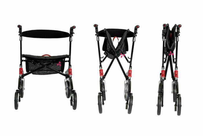 Hero Medical Heavy Duty Outdoor Lite Seat Walker (Aluminium)