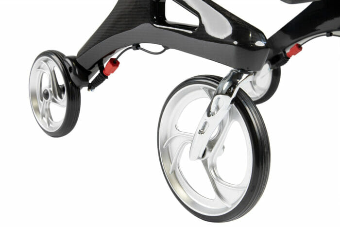 Hero Medical Heavy Duty Outdoor Lite Seat Walker (Carbon Fibre)
