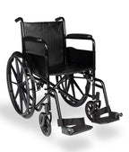 Hero Medical Wheelchair Premium Comfy Lite 16" Transit - Matte Black
