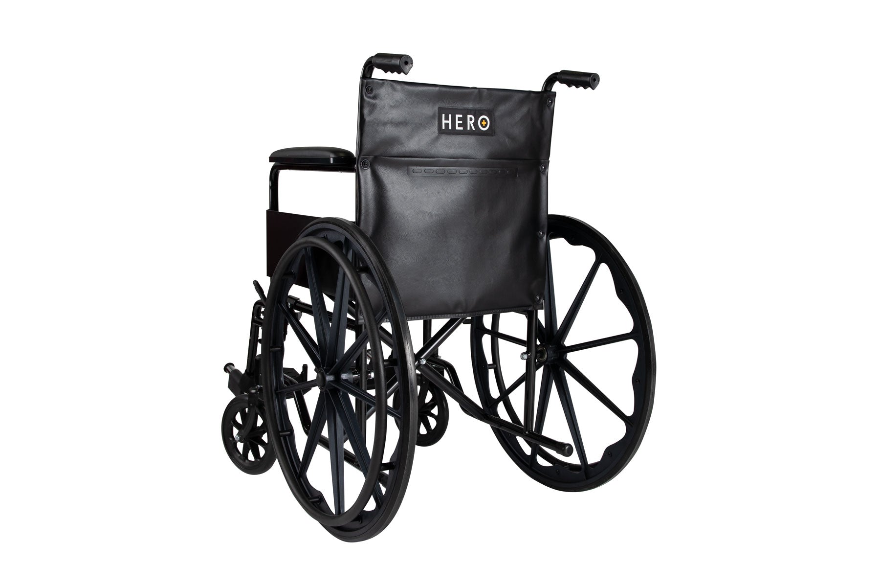 Hero Medical Wheelchair Premium Comfy Lite 16" Transit - Matte Black