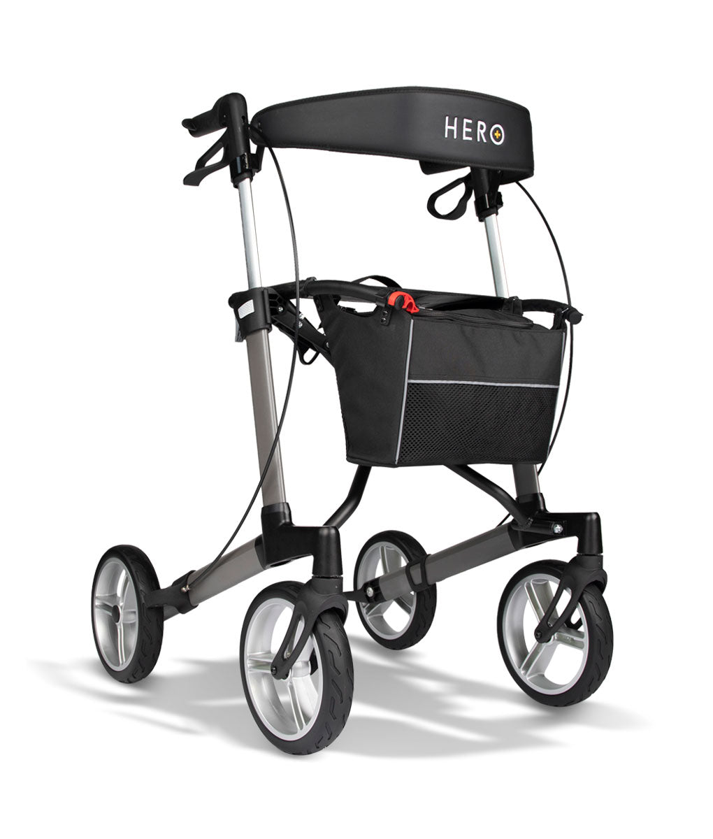 Hero Medical Euro Lite Seat Walker (Aluminium) - Tall Seat 63cm