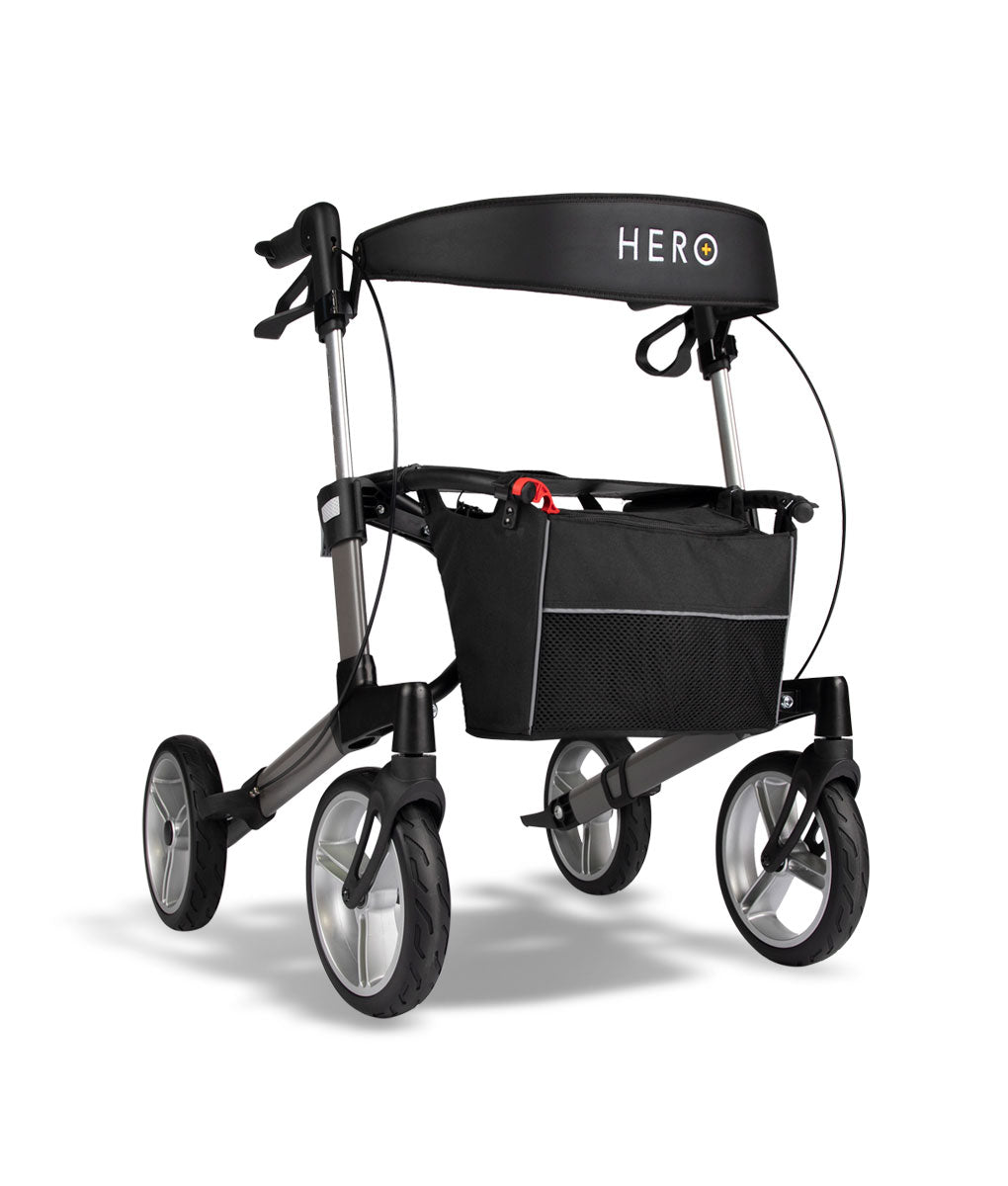 Hero Medical Euro Lite Seat Walker (Aluminium) - Low Seat 50cm