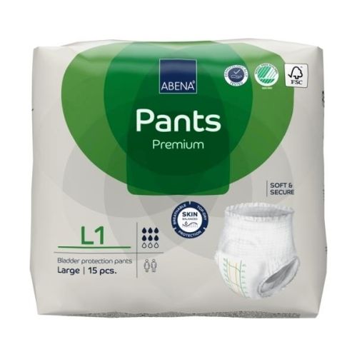 Abena Pants L1 Green 1400mL 100cm-140cm