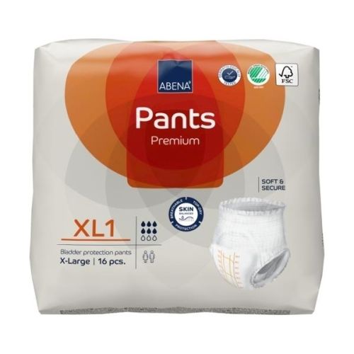 ABENA Pants XL1 Orange 1400ml 130-170cm