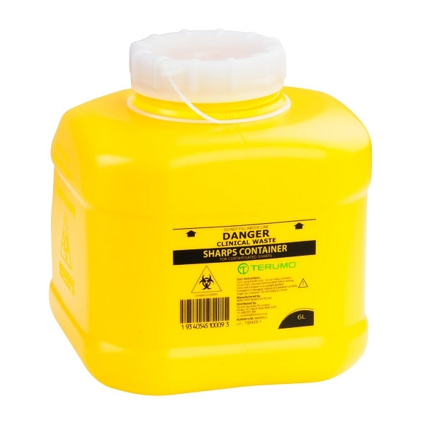Sharps Container Yellow Color Sharps Container, Screw Yellow