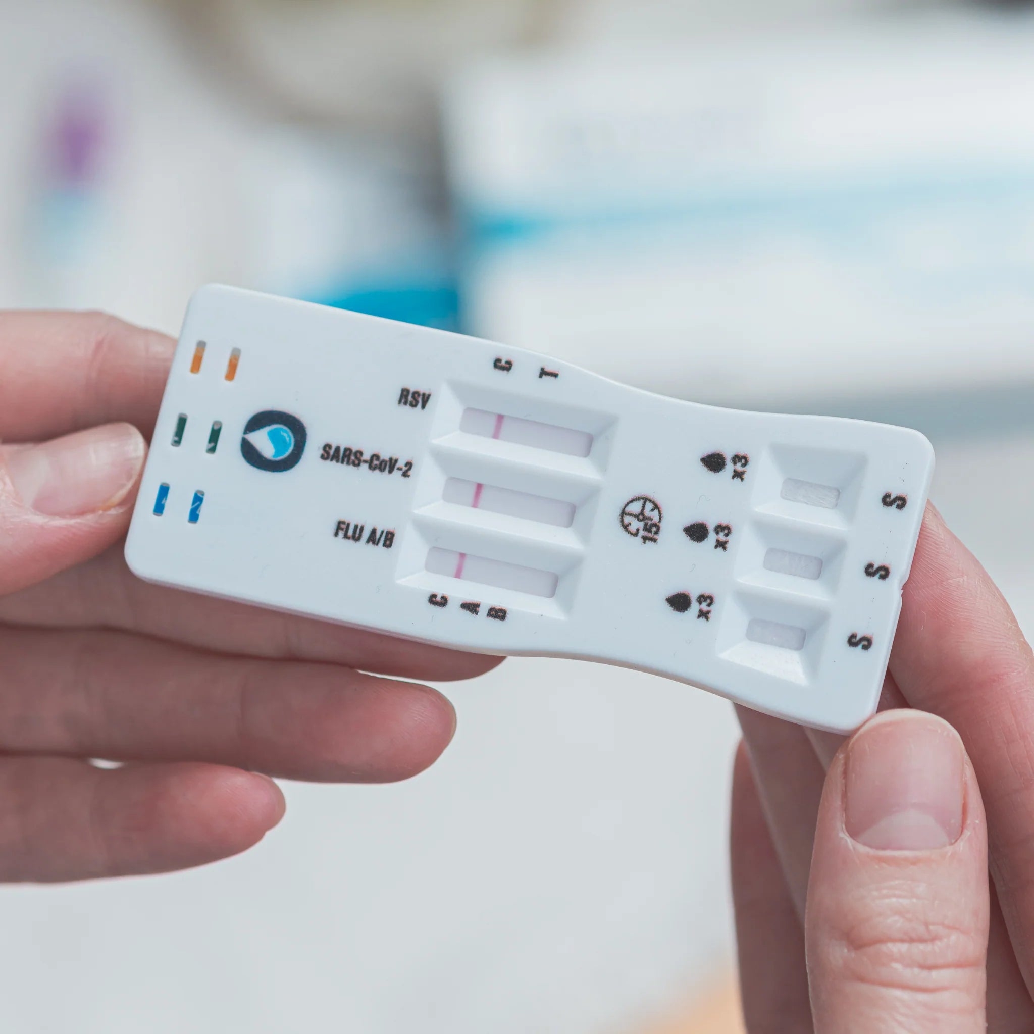 Touch Bio: RSV, FLU A&B, COVID-19 Combo Rapid Tests, High Sensitivity (2xTest Kit)