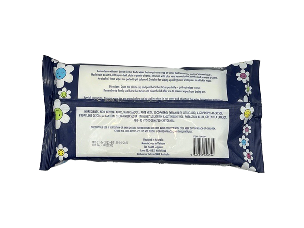 Wipes | TLC Oops a Daisy Bamboo Maxi Wipes | Large (30)