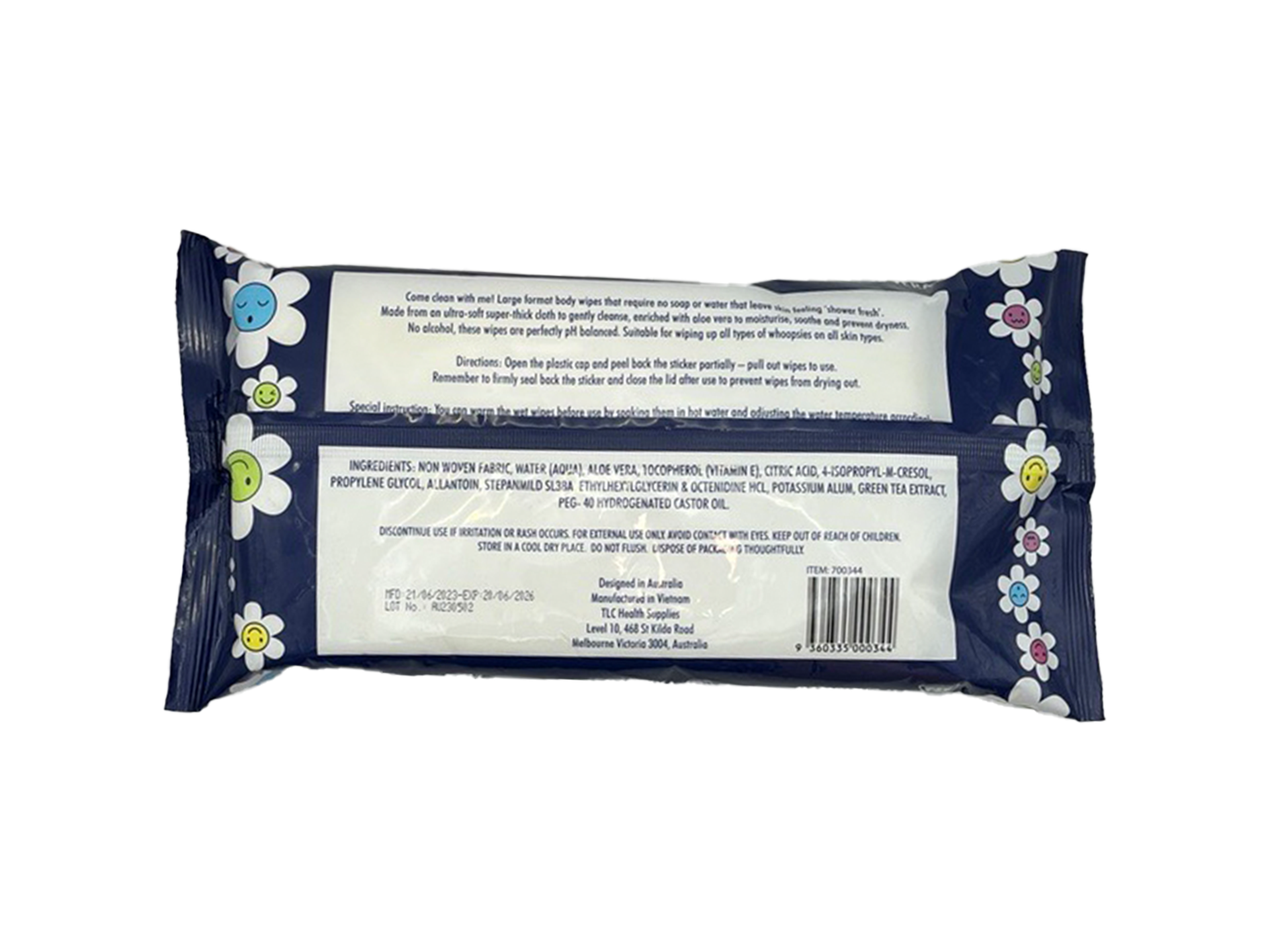 Wipes | TLC Oops a Daisy Bamboo Maxi Wipes | Large (30)