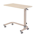 ASPIRE Overbed Table - Thermoform Recessed Top - Beige Frame - Cream Top