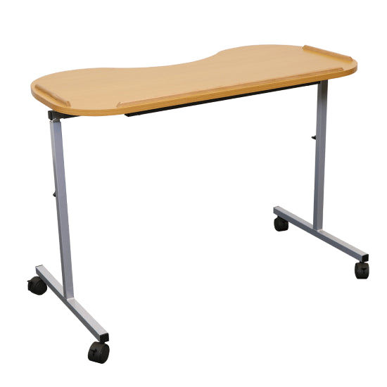 ASPIRE Overchair Table - EXTRA WIDE Adjustable - Beech Laminate