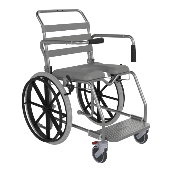 ASPIRE Self Propelled Commode - Weight bearing Platform - 460 mm Wide