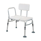 ASPIRE Bath Transfer Bench - Padded Seat & Back
