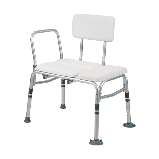 ASPIRE Bath Transfer Bench - Padded Seat & Back