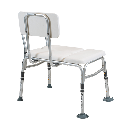 ASPIRE Bath Transfer Bench - Padded Seat & Back