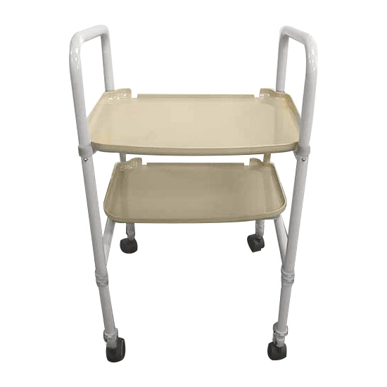 ASPIRE Meal Trolley Adjustable Height - Plastic Trays