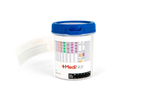 Maxi Clear - 9 Urine Drug Test Cup / Detects up to 9 drugs plus Alcohol test strip. (1 Test)