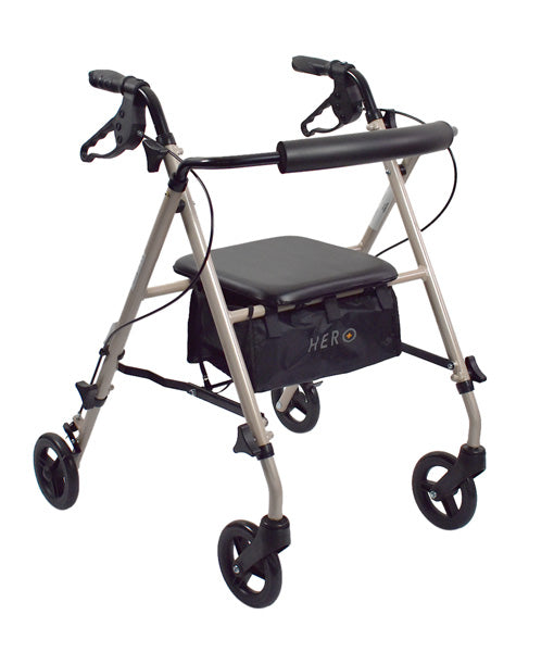 Hero Medical Ultra Light Rollator Walker - Gold 5kg