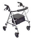 Hero Medical Ultra Light Rollator Walker - Silver 5kg