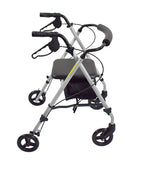 Hero Medical Ultra Light Rollator Walker - Silver 5kg