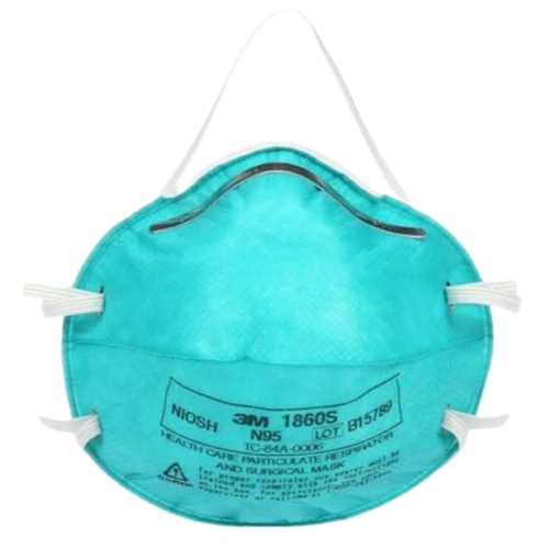 3M 1860 Cupped Teal Respirator - Small (1Box/20Masks)