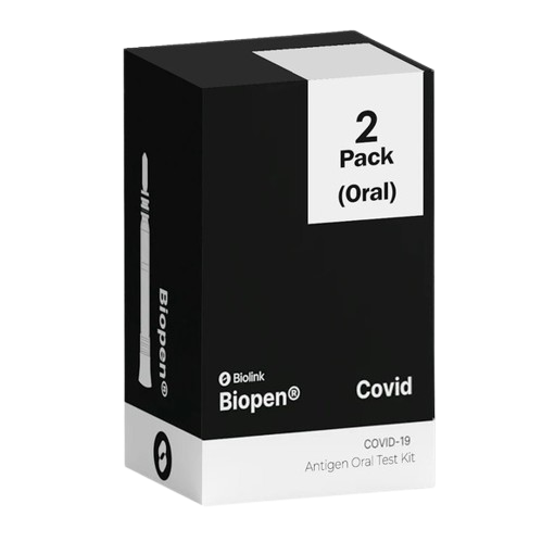 Rapid Antigen Oral Test | COVID-19 |ECOTEST / NEW STOCK SALIVA PEN TEST | BIOLINK (2 Test Kit)