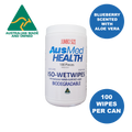 AusMed Health | Anti-Bacterial Hand and Surface Wipes | Biodegradable (100 X-Large Wipes)