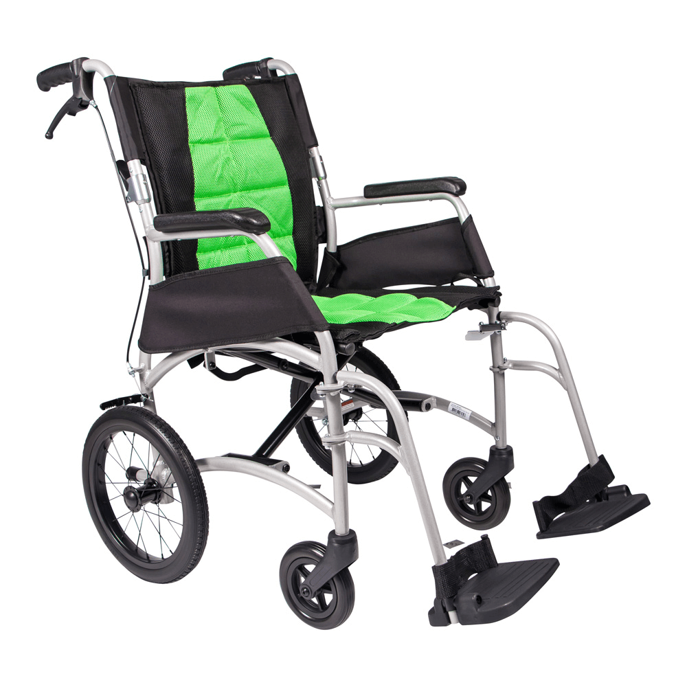 Aspire DASH Folding Wheelchair - AP - (Green)