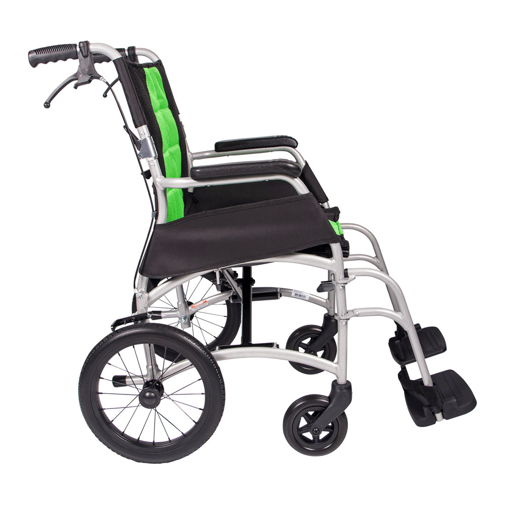 Aspire DASH Folding Wheelchair - AP - (Green)