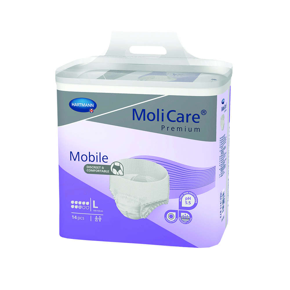 MoliCare Premium Mobile 8 Drops Large (1Box/14pieces) Unisex