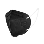 P2 Mask BLACK | Australian Made | PPETECH Level 2 | Ear-loop - BLACK | 4 x Ply (1Box/25masks)