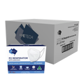 P2 Face Masks | Australian made | PPETech Level 2 | Ear Loop - White | 4 x ply (1Carton/600masks)
