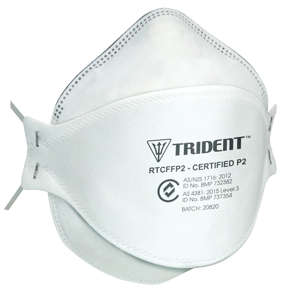 Trident® P2 Surgical Respirator | Level 3 Hospital Grade | No.1 Fit Tested Mask in an Independent Fit Test Study (1 Carton/480 Masks)