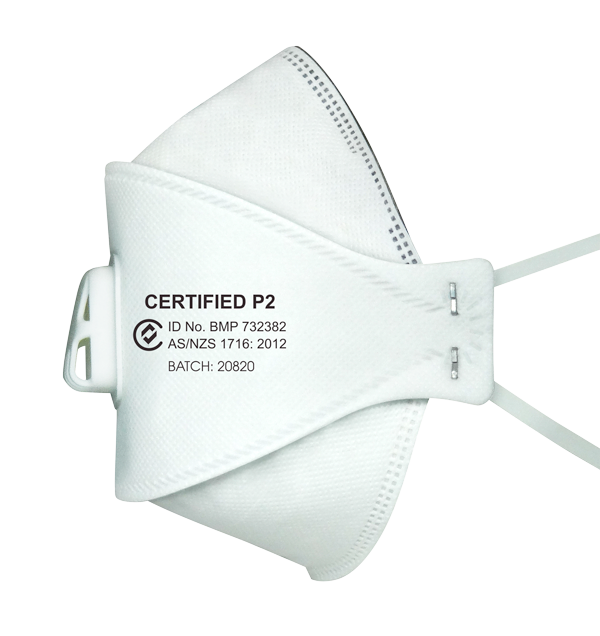 Respirator | TRIDENT® Flat Fold | P2 Valved (1Box/20masks)