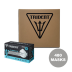 Trident® P2 Surgical Respirator | Level 3 Hospital Grade | No.1 Fit Tested Mask in an Independent Fit Test Study (1 Carton/480 Masks)