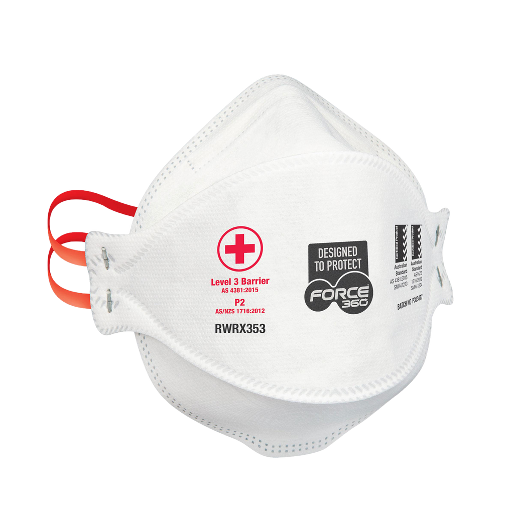 FORCE 360 P2 Respirator Level 3 Hospital Grade RWRX350 (1 Box/20 Masks)
